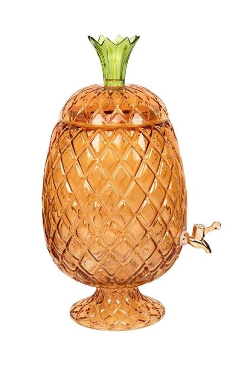 Kare Design KARE dyspenser do napojów PINEAPPLE bursztynowy Kare Design KARE dyspenser do napojów PINEAPPLE bursztynowy