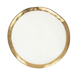 Kare Design KARE talerz BELL 31 cm biało-złoty