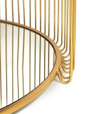 Kare Design KARE zestaw stolików WIRE DOUBLE I mosiądz Kare Design KARE zestaw stolików WIRE DOUBLE I mosiądz