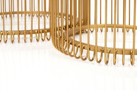 Kare Design KARE zestaw stolików WIRE mosiądz Kare Design KARE zestaw stolików WIRE mosiądz