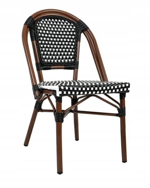KRZESŁO DO WNĘTRZ I NA ZEWNĄTRZ CAFE PARIS BRĄZOWE rattan King Home MOŻNA SZTAPLOWAĆ KRZESŁO DO WNĘTRZ I NA ZEWNĄTRZ CAFE PARIS BRĄZOWE rattan King Home MOŻNA SZTAPLOWAĆ