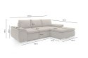 King Home Narożnik BILBAO z funkcją spania - II grupa tkanin King Home Narożnik BILBAO z funkcją spania - II grupa tkanin