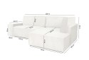 King Home Narożnik PILLOW L z funkcją spania - 1 grupa, różne kolory King Home Narożnik PILLOW L z funkcją spania - 1 grupa, różne kolory