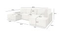King Home Narożnik PILLOW U2 120 z funkcją spania - 1 grupa, różne kolory King Home Narożnik PILLOW U2 120 z funkcją spania - 1 grupa, różne kolory
