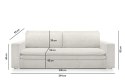 King Home Sofa SENSE z funkcją spania - II grupa tkanin King Home Sofa SENSE z funkcją spania - II grupa tkanin