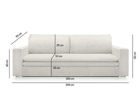 King Home Sofa SENSE z funkcją spania - II grupa tkanin King Home Sofa SENSE z funkcją spania - II grupa tkanin