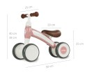 Qplay Qplay Pojazd Cutey Retro Pink Qplay Qplay Pojazd Cutey Retro Pink