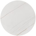 FATIMA zestaw 2 ław, biały marmur / złoty FATIMA zestaw 2 ław, biały marmur / złoty