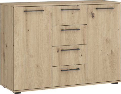 KOMODA SZEROKA FLEX system szaf modułowych - KOMODA KM-2 DĄB ARTISAN DRZWI SZUFLADY HALMAR PŁYTA LAMIMOWANA KOMODA SZEROKA FLEX system szaf modułowych - KOMODA KM-2 DĄB ARTISAN DRZWI SZUFLADY HALMAR PŁYTA LAMIMOWANA
