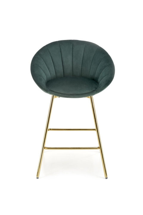 HOKER KRZESŁO BAROWE H112 HALMAR VELVET CIEMNY ZIELONY PODSTAWA STAL CHROMOWANA ZŁOTY HOKER KRZESŁO BAROWE H112 HALMAR VELVET CIEMNY ZIELONY PODSTAWA STAL CHROMOWANA ZŁOTY