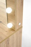 TOALETKA Z SZUFLADAMI HOLLYWOOD XL dąb artisan OŚWIETLENIE LED HALMAR TOALETKA Z SZUFLADAMI HOLLYWOOD XL dąb artisan OŚWIETLENIE LED HALMAR