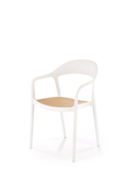 K530 krzesło biały / naturalny