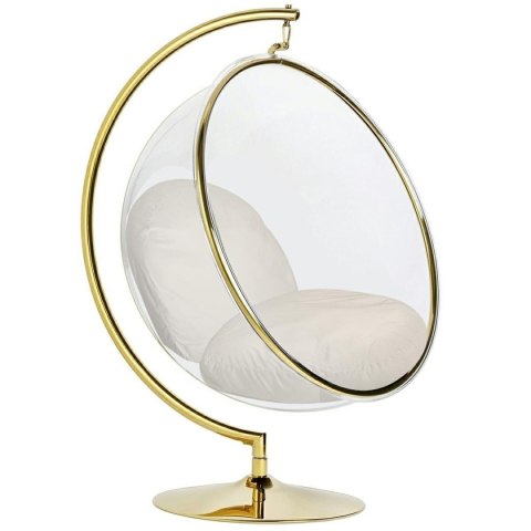 King Home Fotel BUBBLE STAND GOLD VELVET poduszka beżowa King Home Fotel BUBBLE STAND GOLD VELVET poduszka beżowa