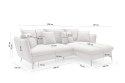 King Home Narożnik WILIAM z funkcją spania - I grupa tkanin King Home Narożnik WILIAM z funkcją spania - I grupa tkanin