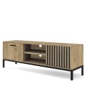 LAMINO RTV-1 stolik RTV dąb craft/czarny, nogi: czarny LAMINO RTV-1 stolik RTV dąb craft/czarny, nogi: czarny