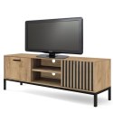 LAMINO RTV-1 stolik RTV dąb craft/czarny, nogi: czarny LAMINO RTV-1 stolik RTV dąb craft/czarny, nogi: czarny