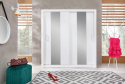 SZAFA DWUDRZWIOWA Z LUSTREM DUCA DC2 200 - Biały Lux Meblar DRZWI PRZESUWNE PŁYTA LAMINOWANA SZAFA DWUDRZWIOWA Z LUSTREM DUCA DC2 200 - Biały Lux Meblar DRZWI PRZESUWNE PŁYTA LAMINOWANA