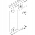 SZAFA DWUDRZWIOWA Z LUSTREM DUCA DC2 200 - Biały Lux Meblar DRZWI PRZESUWNE PŁYTA LAMINOWANA SZAFA DWUDRZWIOWA Z LUSTREM DUCA DC2 200 - Biały Lux Meblar DRZWI PRZESUWNE PŁYTA LAMINOWANA