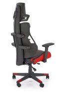 NITRO fotel gabinetowy eco skóra / tkanina, czarny / czerwony NITRO fotel gabinetowy eco skóra / tkanina, czarny / czerwony