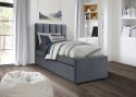 ŁÓŻKO DWUOSOBOWE DWUPOZIOMOWE RUSSO 90 cm POPIELATE VELVET HALMAR WYSUWANY DOLNY MATERAC ŁÓŻKO DWUOSOBOWE DWUPOZIOMOWE RUSSO 90 cm POPIELATE VELVET HALMAR WYSUWANY DOLNY MATERAC