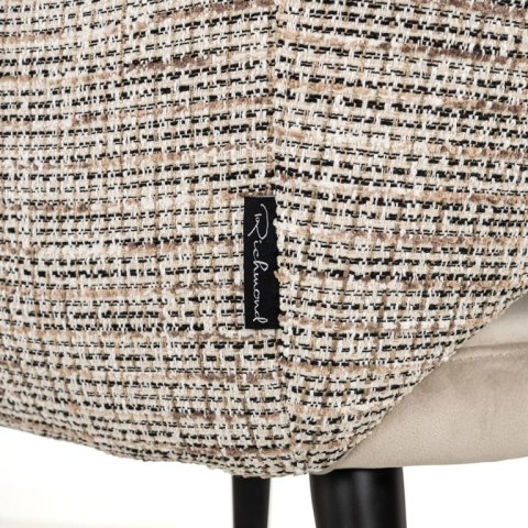 Richmond Interiors RICHMOND krzesło GIOVANNA beżowe - ognioodporne Richmond Interiors RICHMOND krzesło GIOVANNA beżowe - ognioodporne