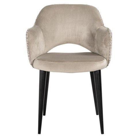 Richmond Interiors RICHMOND krzesło GIOVANNA beżowe - ognioodporne Richmond Interiors RICHMOND krzesło GIOVANNA beżowe - ognioodporne