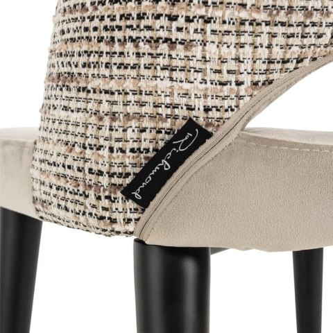 Richmond Interiors RICHMOND krzesło TABITHA beżowe - ognioodporne Richmond Interiors RICHMOND krzesło TABITHA beżowe - ognioodporne