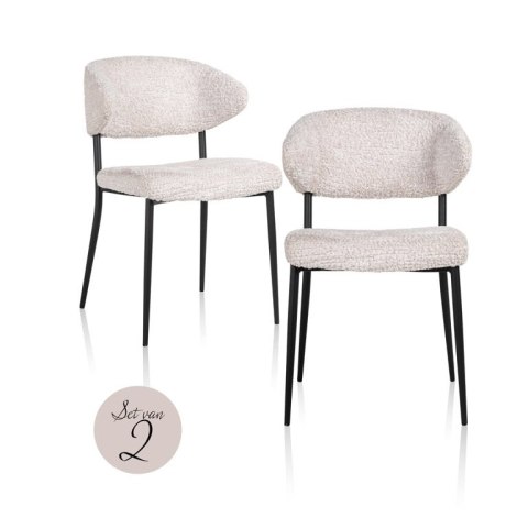 Richmond Interiors RICHMOND zestaw 2 krzeseł BEA CREAM Richmond Interiors RICHMOND zestaw 2 krzeseł BEA CREAM