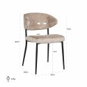 Richmond Interiors RICHMOND zestaw 2 krzeseł BEA NATURE Richmond Interiors RICHMOND zestaw 2 krzeseł BEA NATURE