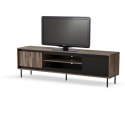 STOLIK RTV SZAFKA POD TELEWIZOR SWING RTV-1 ORZECHOWY / CZARNY nogi: czarny HALMAR PŁYTA LAMINOWANA MDF FOLIOWANY STAL MALOWANA STOLIK RTV SZAFKA POD TELEWIZOR SWING RTV-1 ORZECHOWY / CZARNY nogi: czarny HALMAR PŁYTA LAMINOWANA MDF FOLIOWANY STAL MALOWANA