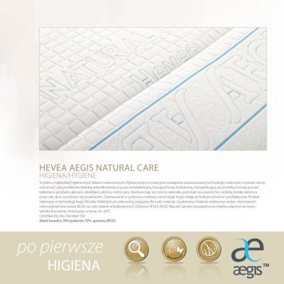 Materac z lateksem Hevea Thermomagic Bio 200x120 (Bamboo) Materac z lateksem Hevea Thermomagic Bio 200x120 (Bamboo)