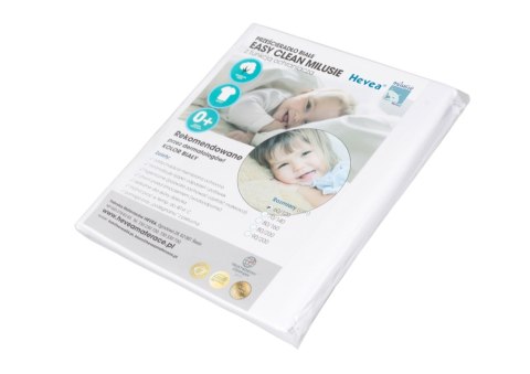 Prześcieradło Hevea Milusie Easy Clean 140x70 (biały) Prześcieradło Hevea Milusie Easy Clean 140x70 (biały)