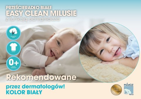 Prześcieradło Hevea Milusie Easy Clean 140x70 (biały) Prześcieradło Hevea Milusie Easy Clean 140x70 (biały)