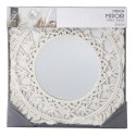 Intesi Lustro Macrama 55cm beżowe Intesi Lustro Macrama 55cm beżowe