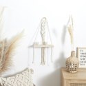 Intesi Półka Boho mała macrama beżowa Intesi Półka Boho mała macrama beżowa