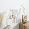 Intesi Półka Boho średnia macrama beżowa Intesi Półka Boho średnia macrama beżowa