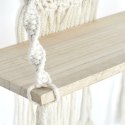 Intesi Półka Boho średnia macrama beżowa Intesi Półka Boho średnia macrama beżowa