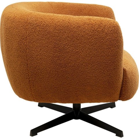 Kare Design KARE fotel obrotowy PEONY pomarańczowy Kare Design KARE fotel obrotowy PEONY pomarańczowy