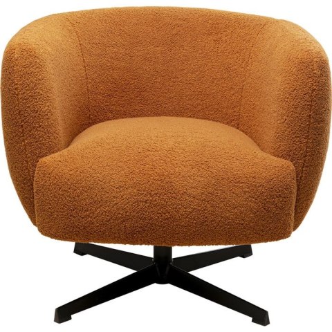 Kare Design KARE fotel obrotowy PEONY pomarańczowy Kare Design KARE fotel obrotowy PEONY pomarańczowy