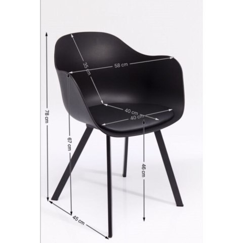 Kare Design KARE krzesło BRENTWOOD ARM Kare Design KARE krzesło BRENTWOOD ARM