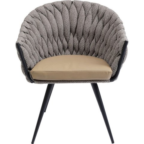 Kare Design KARE krzesło KNOT brązowe Kare Design KARE krzesło KNOT brązowe