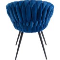 Kare Design KARE krzesło KNOT ciemny niebieski Kare Design KARE krzesło KNOT ciemny niebieski