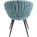 Kare Design KARE krzesło KNOT niebieskie Kare Design KARE krzesło KNOT niebieskie