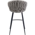 Kare Design KARE krzesło barowe KNOT brązowe Kare Design KARE krzesło barowe KNOT brązowe
