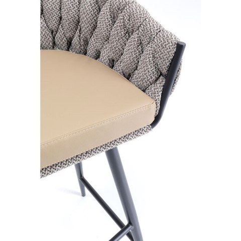 Kare Design KARE krzesło barowe KNOT brązowe Kare Design KARE krzesło barowe KNOT brązowe