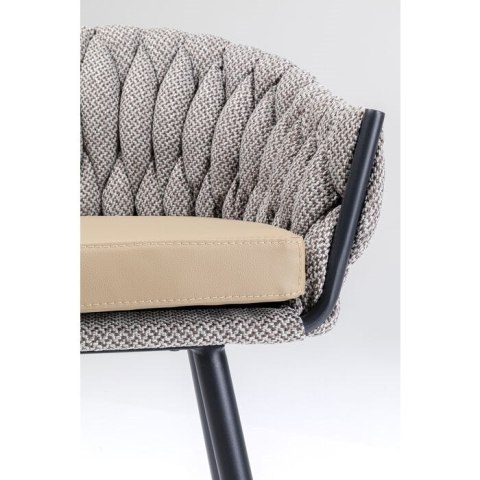 Kare Design KARE krzesło barowe KNOT brązowe Kare Design KARE krzesło barowe KNOT brązowe