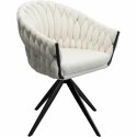 Kare Design KARE krzesło obrotowe KNOT BOUCLE Kare Design KARE krzesło obrotowe KNOT BOUCLE