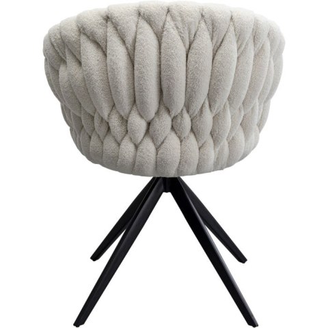 Kare Design KARE krzesło obrotowe KNOT BOUCLE Kare Design KARE krzesło obrotowe KNOT BOUCLE