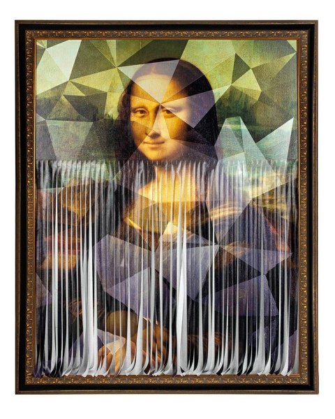 Kare Design KARE obraz MADEMOISELLE LISA 130x163cm Kare Design KARE obraz MADEMOISELLE LISA 130x163cm