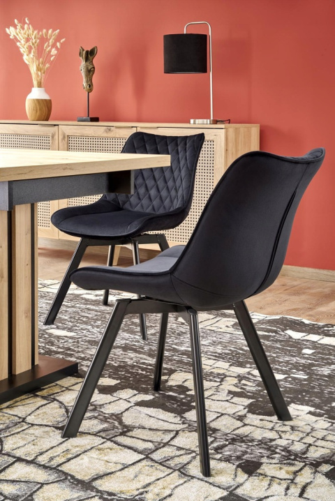 STÓŁ ROZKŁADANY PROSTOKĄTNY LAMELLO 160-210x90 cm DĄB ARTISAN / CZARNY HALMAR PŁYTA LAMINOWANA DO JADALNI SALONU STÓŁ ROZKŁADANY PROSTOKĄTNY LAMELLO 160-210x90 cm DĄB ARTISAN / CZARNY HALMAR PŁYTA LAMINOWANA DO JADALNI SALONU